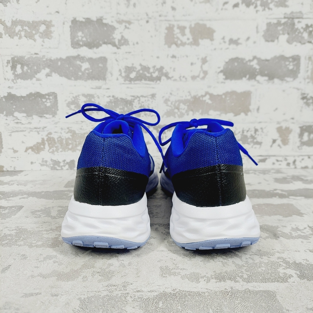 NEW Nike Revolution Boys Shoes Trainers Blue - White Sneakers E964 - Picture 4 of 11